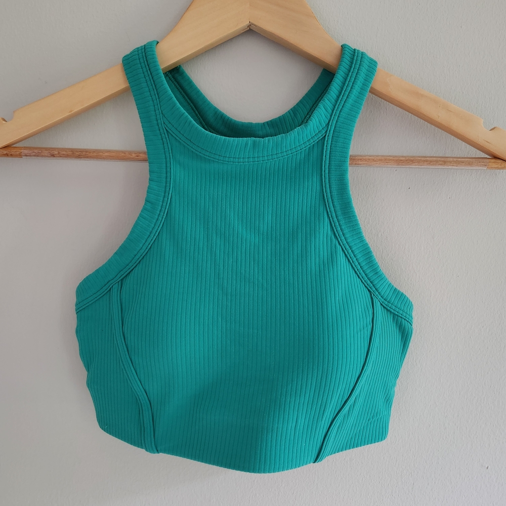 NEW Lululemon Teal Ribbed Women's Tank Top